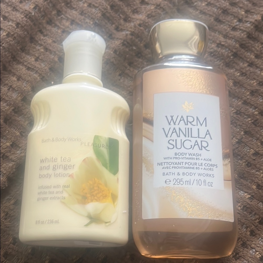 Bath and body works discontinued warm vanillia bath and white tea and ginger